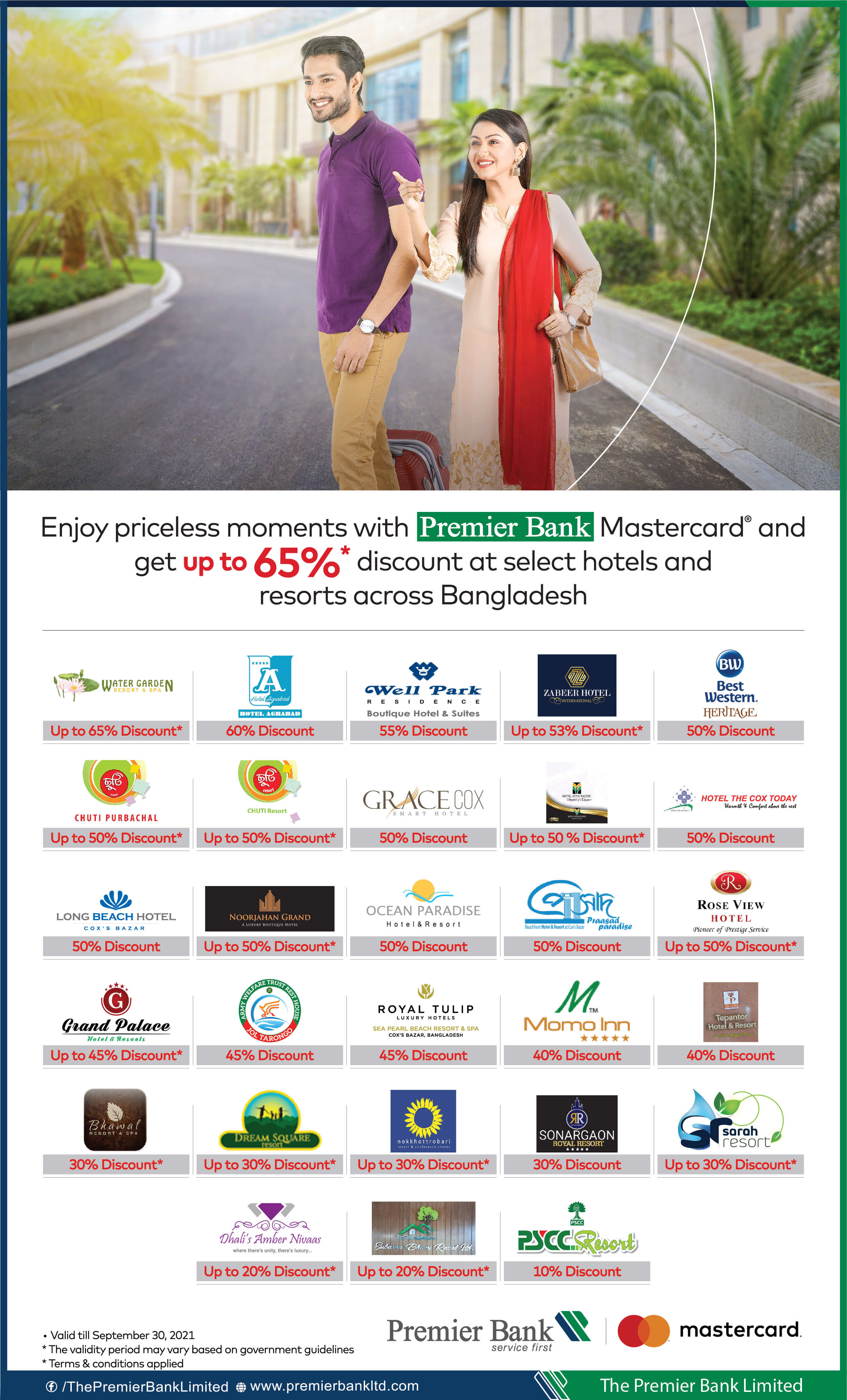 Enjoy Priceless Movement with Premier Bank Mastercard